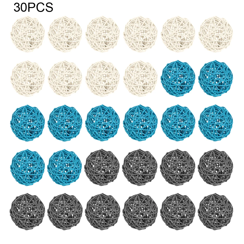 

30 шт., универсальные игрушки для домашних животных из ротанга