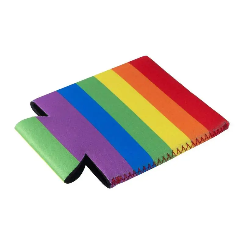 

Rainbow Can Sleeves Insulated Coolers Beer Reusable and Portable Gay Pride Stuff Accessories Drink Can Sleeve Covers for Parties