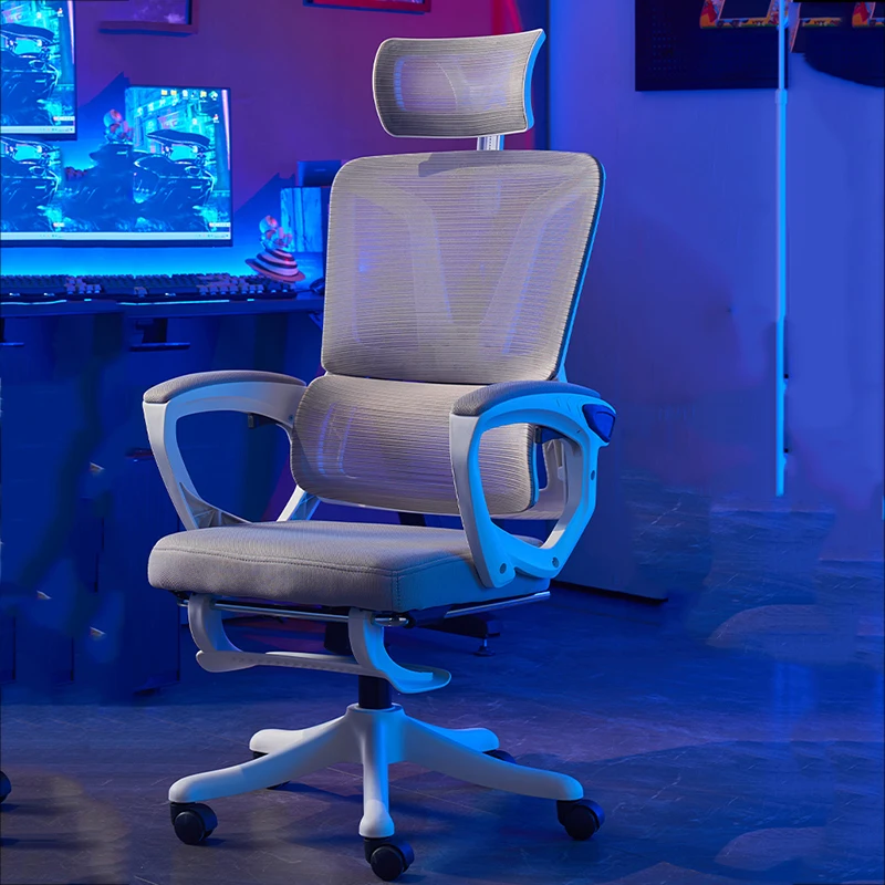 

Modern Nordic Desk Chair Black White Computer Ergonomic Desk Chair Vanity Comfortable Cadeira De Escritorio Office Furniture