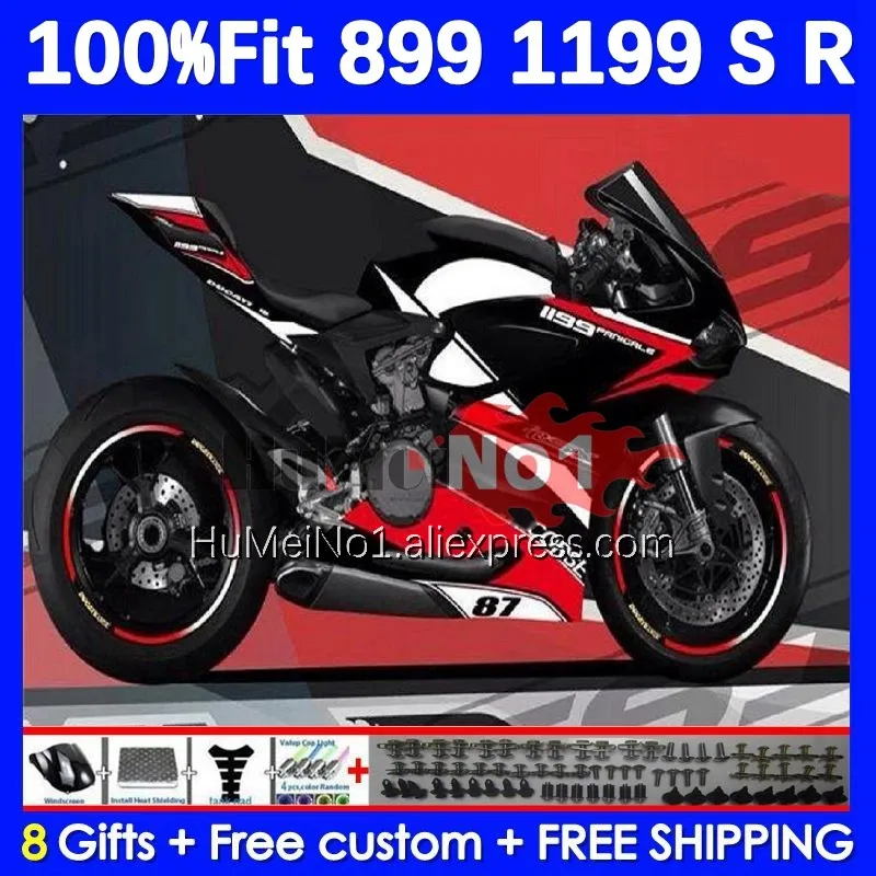 

Инъекция для DUCATI Panigale 899 1199 S 1199R 120No.89 899S 1199 S 12 13 14 15 16 2012 2013 2014 2015 2016 обтекатель красный черный