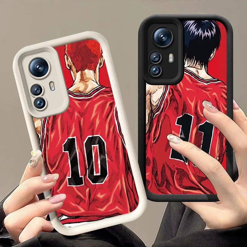 Чехол для телефона Anime SLAM DUNK Xiaomi POCO X3 X4 NFC F3 GT M3 M4 M6 X5 Pro X6 5G C31 C65 F4 F5