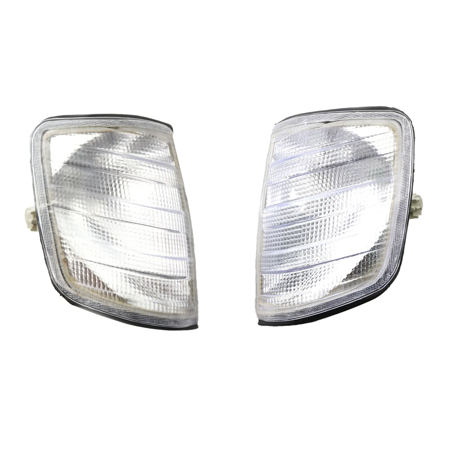 

Car L+R White Corner Lights Turn Signal Lights for Mercedes W124 E-Cl Sedan 1985-95 1248260043 1248260143