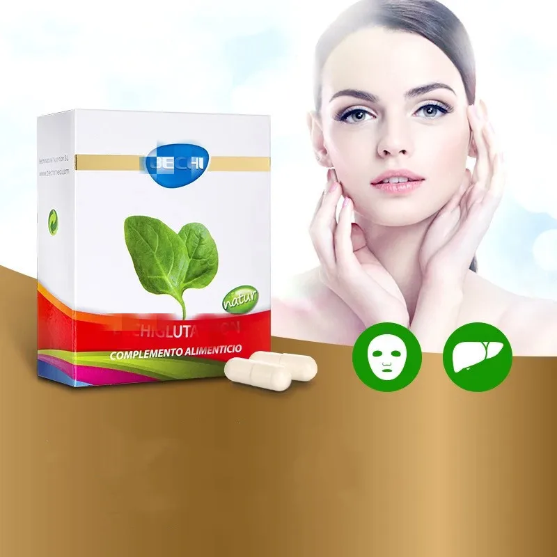 

BECHI Anti-aging anti-oxidant pomegranate see-d Glutathione Skin Whitening + Yarrow Horsetail 60 capsules Made in Spain