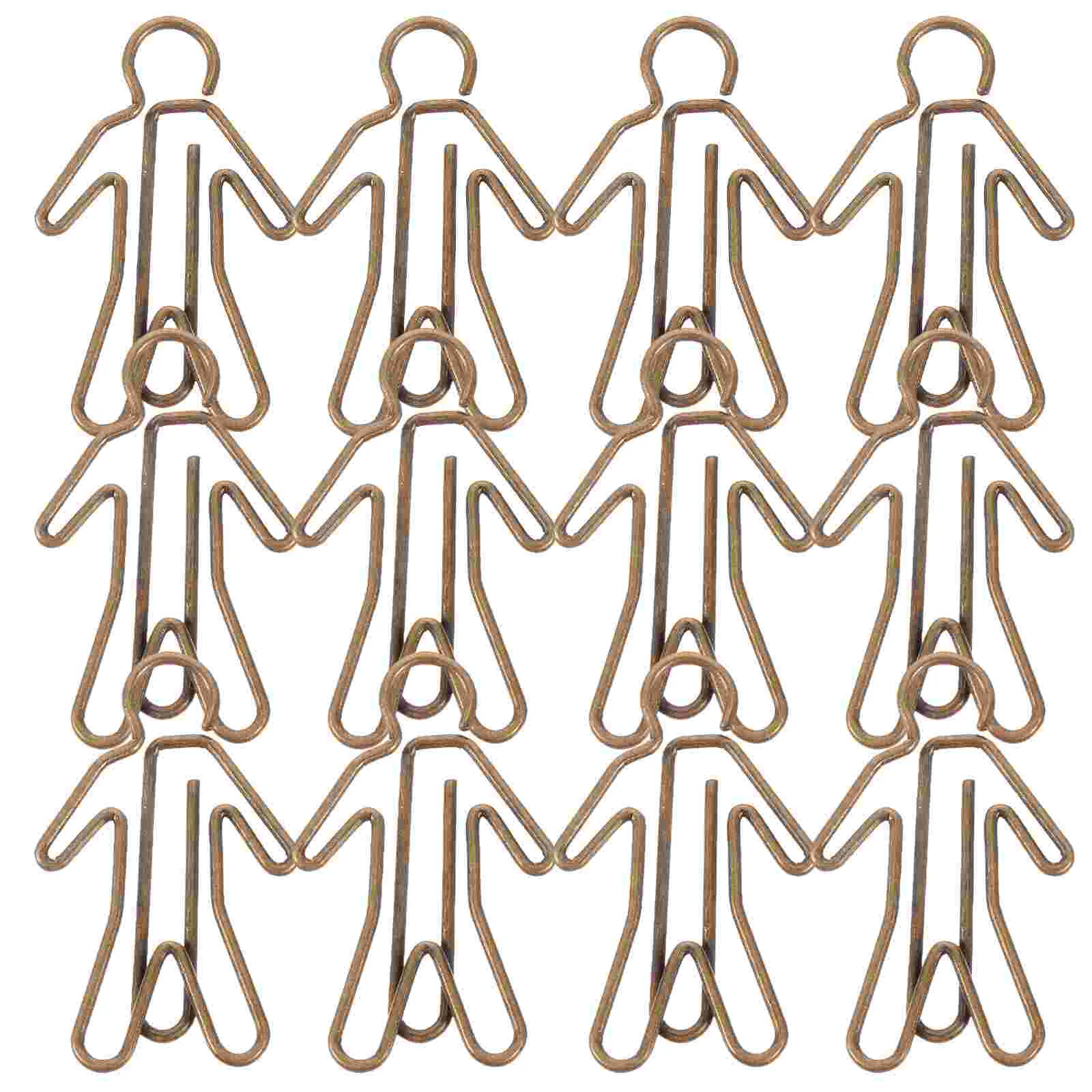 

Cartoon Small Paperclips Decorative Metal Office File Document Birthday Decoration Girl