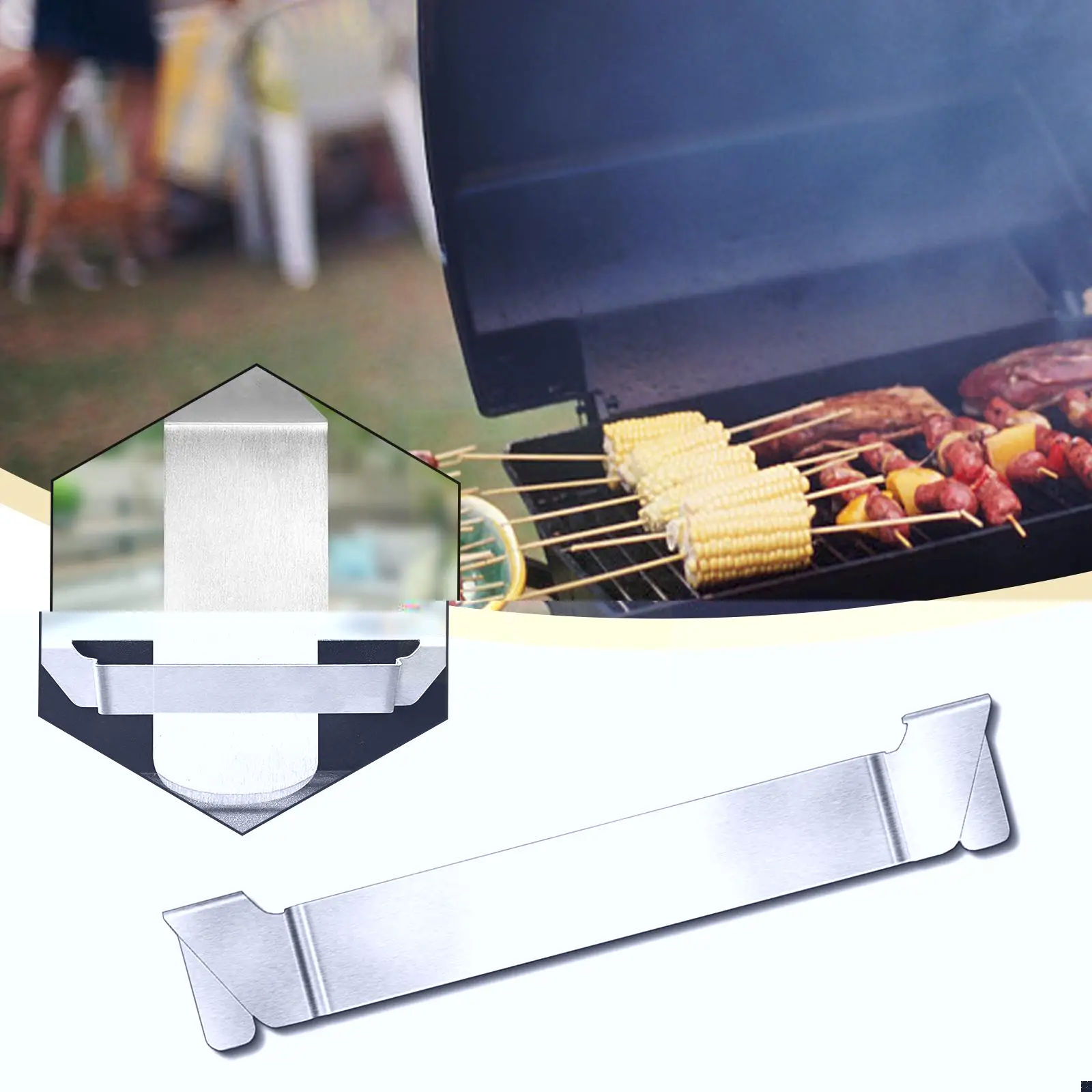 

Steel Griddle Spatula Holder Barbecue Tool Hold Rack Griddle Accessories For Blackstone Camp Chef Flat Top Griddle D8Z2