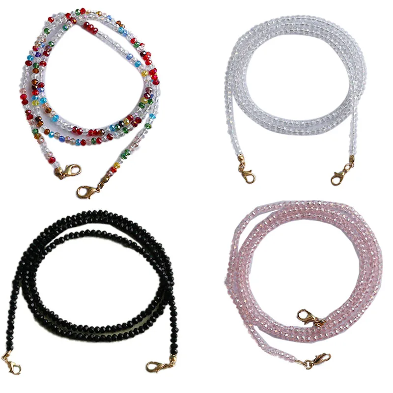 

Colorful Bead Lanyard Mask Chain Mask Rope Mask Holder Women Mask Non-slip Anti-lost Handmade Beaded Mask Hangin Necklace
