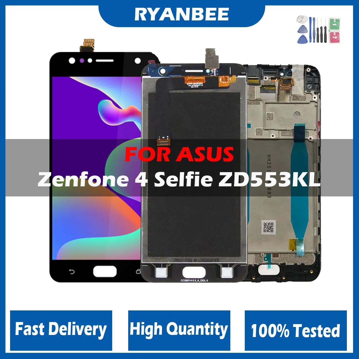 5,5 Оригинальный ЖК-дисплей для ASUS Zenfone 4 Selfie ZD553KL X00LD, ЖК-дисплей с рамкой, сенсорным экраном и дигитайзером 5,5 Оригинальный ЖК-дисплей для ASUS Zenfone 4 Selfie ZD553KL X00LD, ЖК-дисплей с рамкой, сенсорным экраном и дигитайзером