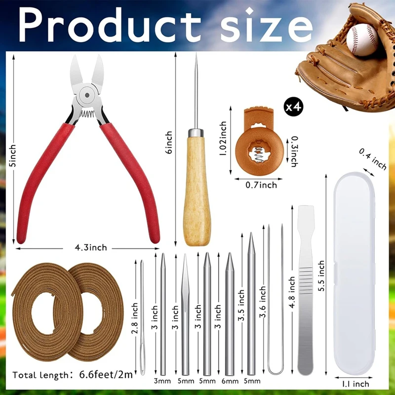 16-комплект для снятия перчаток игольчатый резак кожи инструмент царапин шило