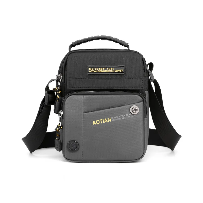

New Multifunctional Men's Shoulder Bag Waterproof Wallet Oxford Cloth Messenger Bags Lightweight Business Travel Handbags bolsas