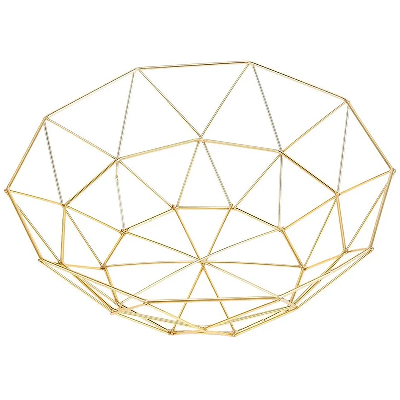 

Металлическая корзина для фруктов, большая круглая подставка для Хранения Хлеба