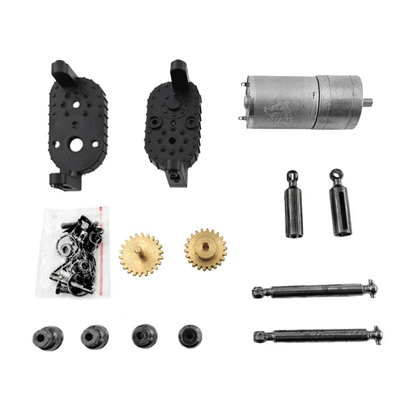 

Transfer Gear Box, Metal Gearbox Assembly Kit for 1/16 WPL C14 C24 C34 4WD 6WD RC Car Truck