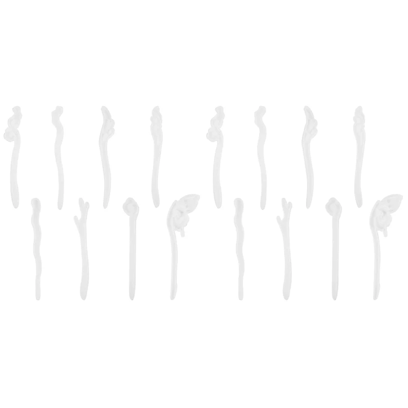 

16Pcs Clear Hairpin Mould Hair Stick Silicone Mould Molds For Resin Jewelry Resin Hair Pin Making DIY Craft