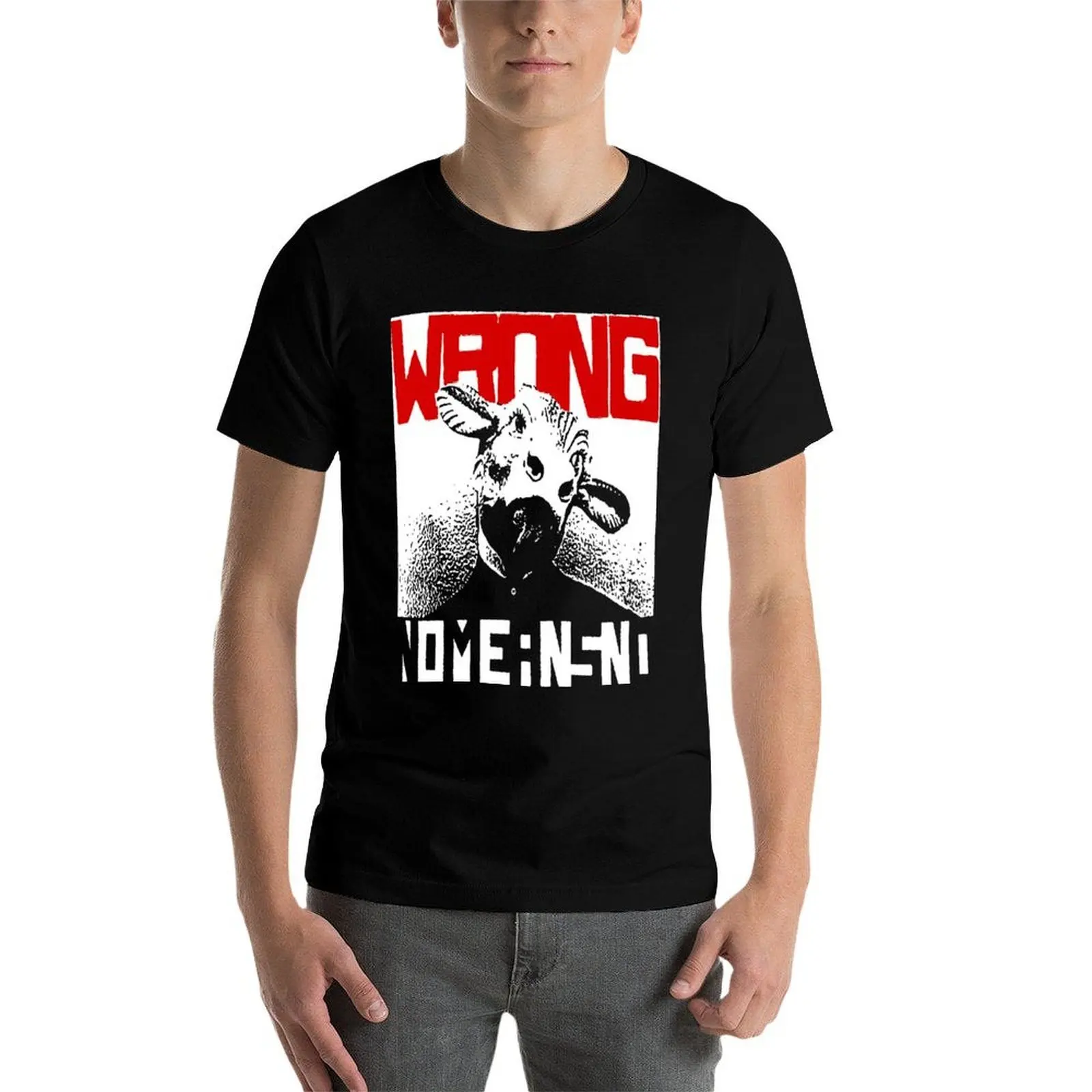 Фото Футболка Music Vintage No Means Nomeansno Wrong Premium Gift для любителей музыки, базовая однотонная футболка с коротким рукавом и круглым вырезом №4