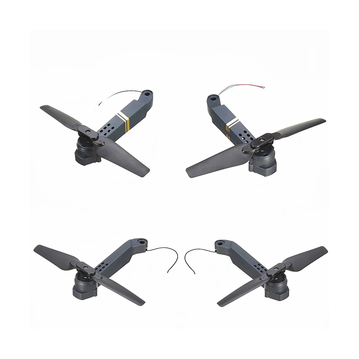 Запчасти для радиоуправляемого квадрокоптера E58 S168 L800 GD88 JY019, осевые рычаги с мотором и пропеллером для FPV дрона, запчасти для рамы