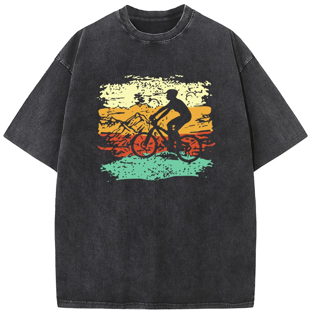 

Outdoor Cycling Men's Graphic T-Shirt Men Women Casual Fashion Oversized T-shirt Vintage Colored Mens T-shirts