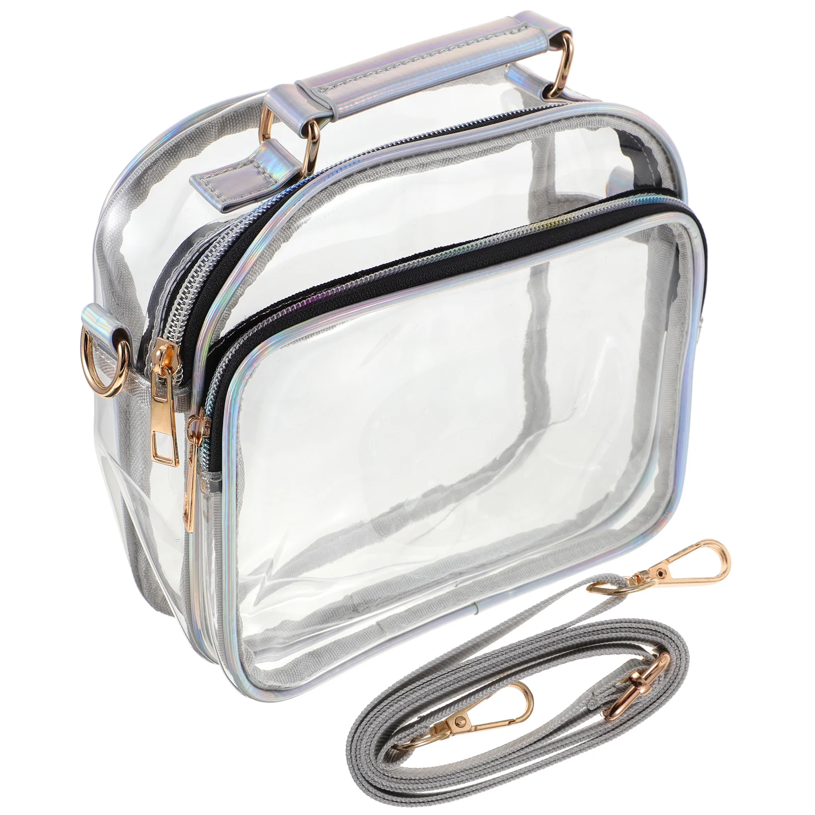 

Shoulder Bag Transparent Crossbody Bag Clear Bag Stadium Clear Purse Messenger Bag