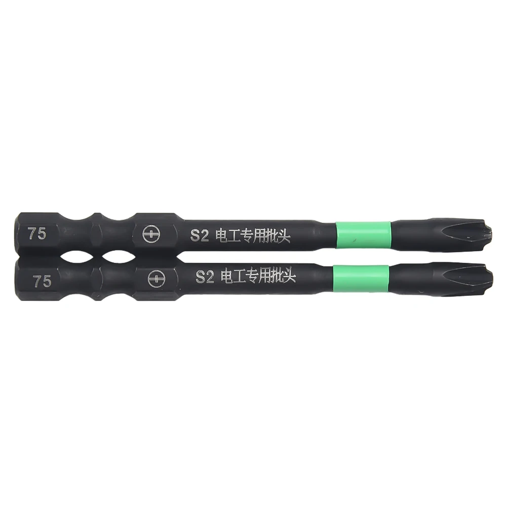 

6pcs Magnetic Special Slotted Cross Screwdriver Bit For Electrician Air Switch Socket Switch Hand Tools FPH2 Screw Drive Bit