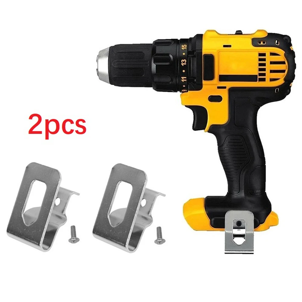 

2pcs For-DeWalt Belt Clip Hooks For-DeWalt 18V 20V N268241/N169778 DCD980 Drill Driver Steel Belt Hook