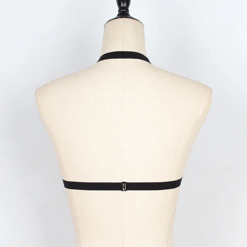 Бюстгальтер женский топ черная блузка дышащий укороченный модный ажурный