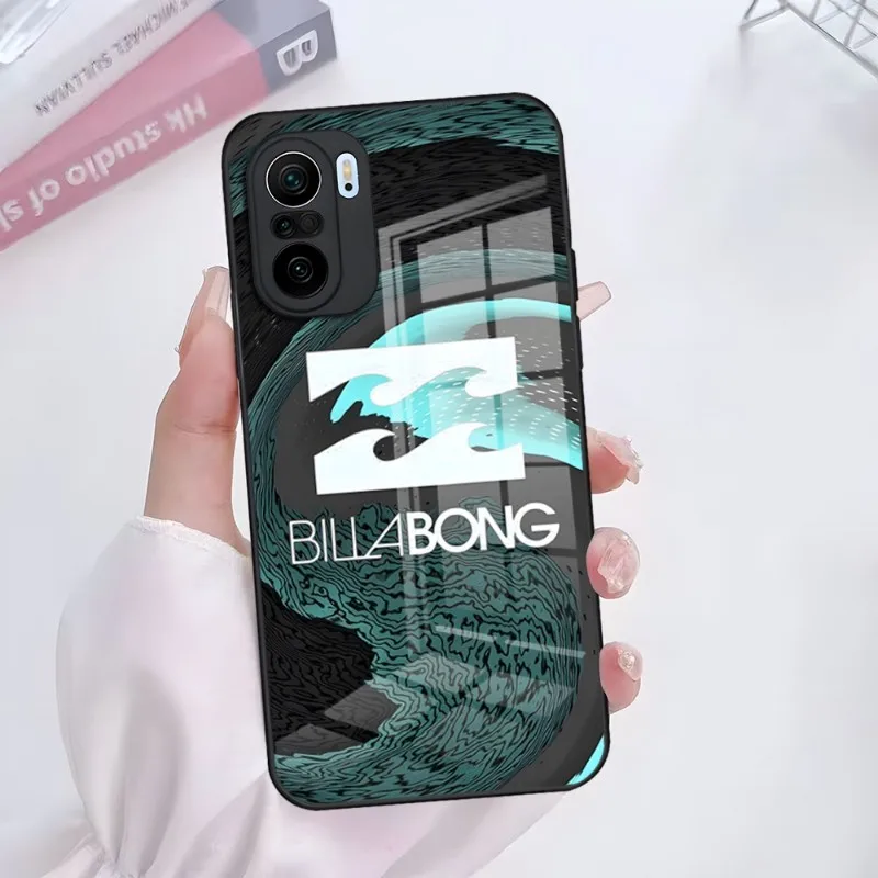 Casual Surfing Billabonges Phone Case For Xiaomi Redmi Note 13 10 10T 11i 11T 11 9 8 11S Poco M4 F3 X3 Pro Glass Back Cover images - 6