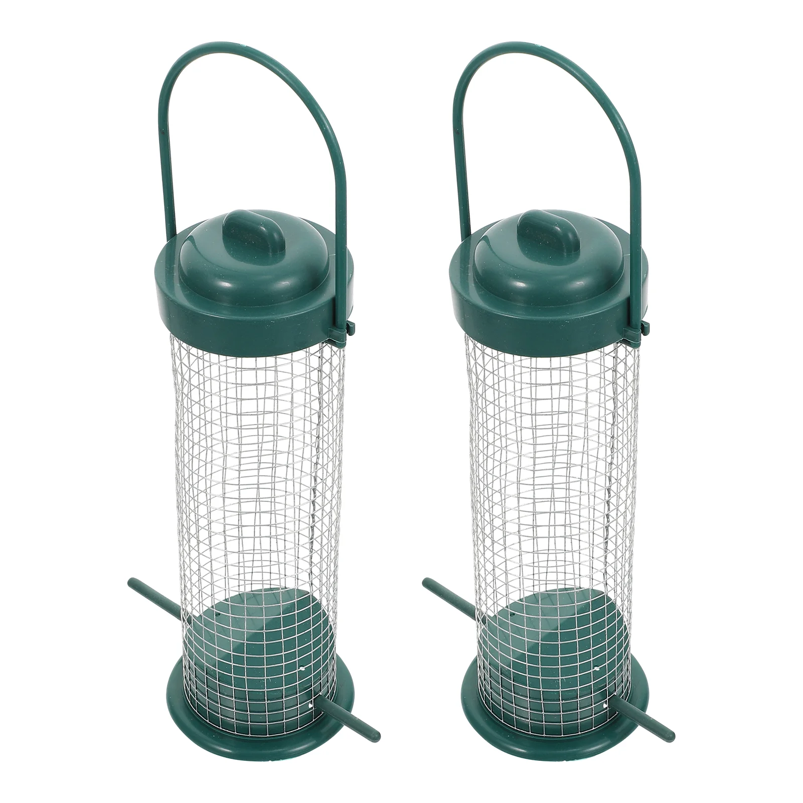 

Bird Feeder Feeders Hanging Metal Wild Tube Feeding Hummingbird Mesh Garden Station Squirrel Cage Outdoor House Stand Outside