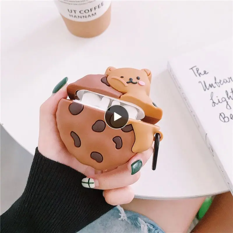 

Universal Headset Case Fashion Cute Protective Shell Silicone Headphone Case For Airpods 1/2 Airpods