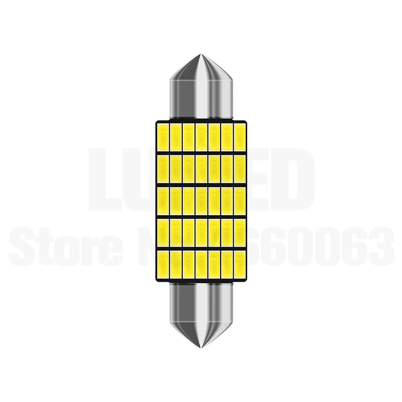 100x Festoon C5W светодиодная лампа для салона автомобиля 31 мм 36 39 41 28 35 42 49