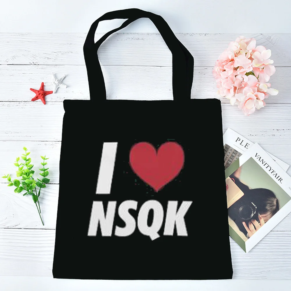 Фото Многоразовая сумка-шоппер Nsqk с возможностью персонализации, сумка для покупок, хозяйственная сумка для женщин. №1