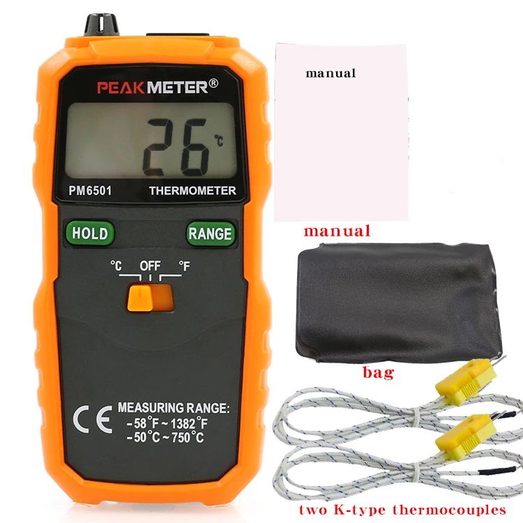 

Термометр PEAKMETER PM6501