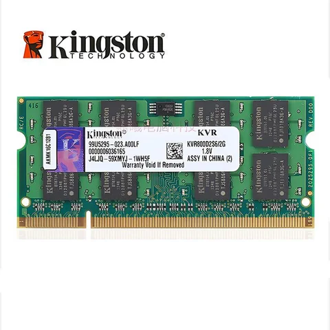 Аккумулятор для ноутбука, 2 Гб, 2Rx8, Φ KVR800D2SG/2G 1,8 V 200Pin SODIMM RAM 2 GB DDR2 800 2 GB, модуль памяти
