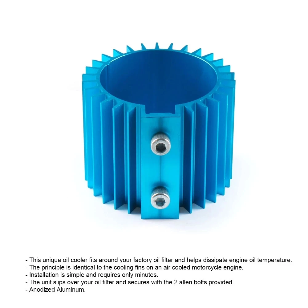 

Aluminum Engine Oil Filter Cooler Heat Sink Cover Cap For EF EG Cooler Case