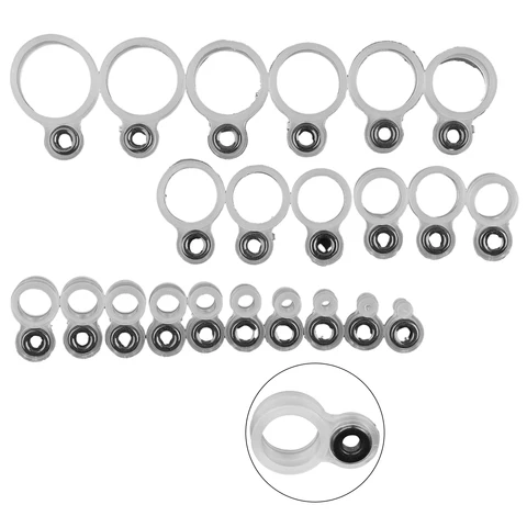 TOOPRE Силиконовые керамические направляющие кольца для удочки 14/22 шт