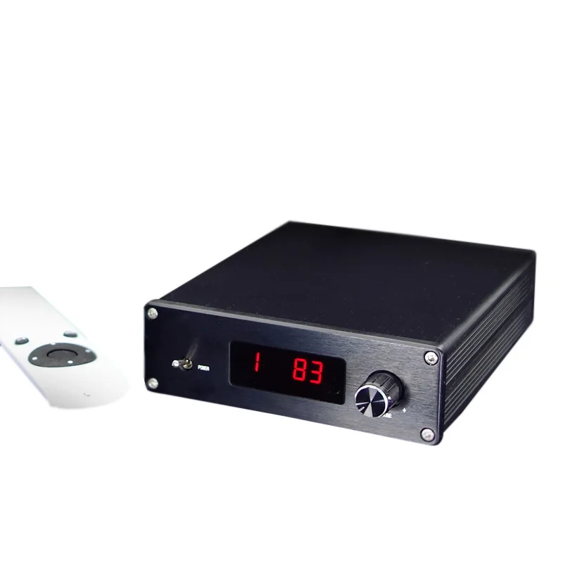 

DLHIFI HiFi Audio Amplifier Bluetooth 5.0 PGA2310/2311 Remote Control Preamplifier Preamp Multi-channel Input Selection Switch