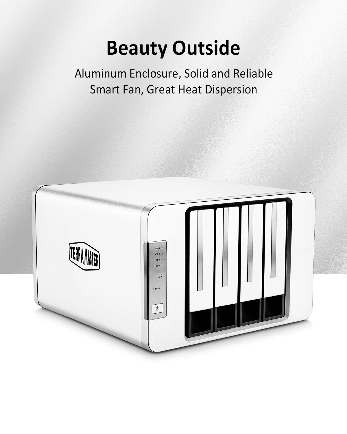TERRAMASTER NAS F4-423 4-Bay высокопроизводительный для SMB с четырехъядерным процессором