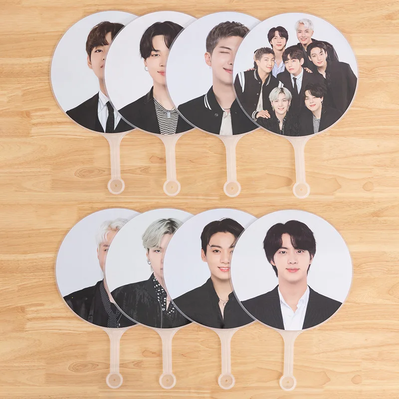 

Kpop Permission To Dance Hand Fan JUNGKOOK JIMIN SUGA V JHOPE JIN RM Seoul Tour Concert Fans Gift Collection 29.5