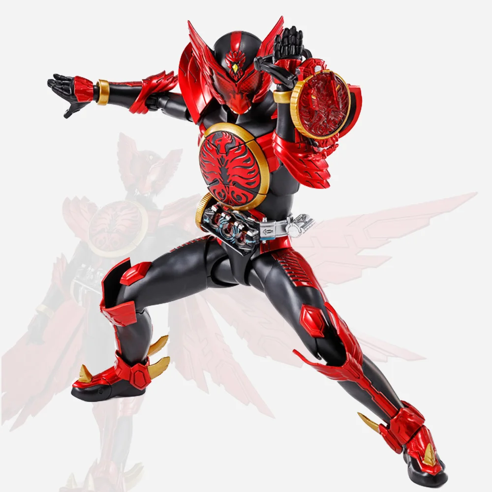 

Original Bandai S.h. Figuarts Kamen Rider Ooo Tajadol Combo (Shinkoccho Seihou) 15Cm Action Figure Collectible Model Toy Gift