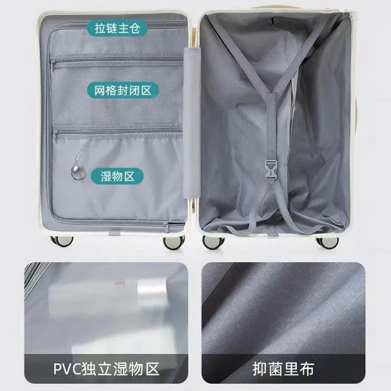 Чемодан новинка 2023 года женская коробка для тяги прочная дорожная мужская 24