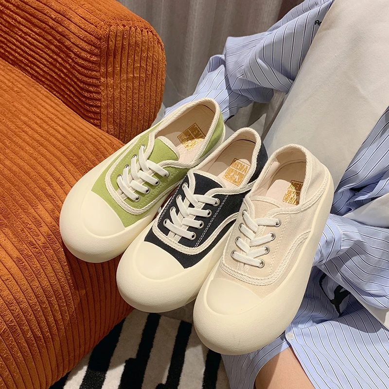 

Кроссовки женские универсальные на платформе, эспадрильи с круглым носком, криперы, повседневная обувь, Sma, осень-лето 2022