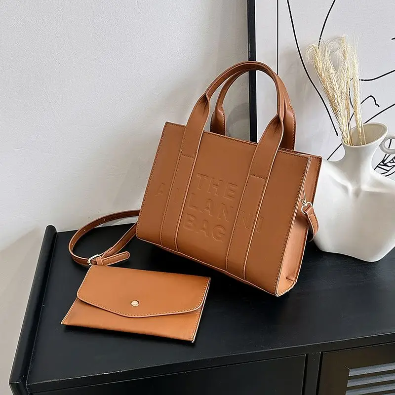 

Luxury Totes Large Shoulder for Women Handbag Cross Casual Designer Bags With Zipper Crossbody Leather Purse Ladies vintage Bag