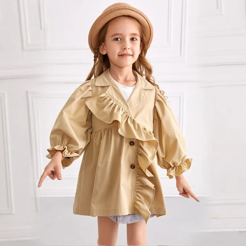 

Spring Autumn Fashion Children's Outerwear Toddler Girls Cardigan Jacket For Girls Clothing Kids Designer Clothes Girls Coat
