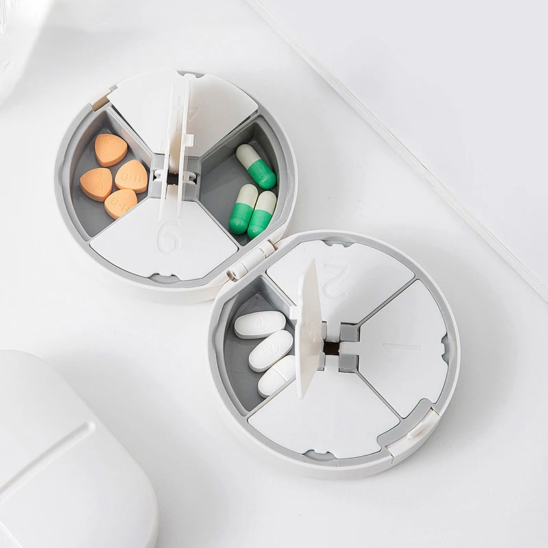 

Cutting Artifact Medicine Kit Sealed Pill Pills Case Pill Cutter Compartment Storage Medicine Cutter Health Care Portable Mini