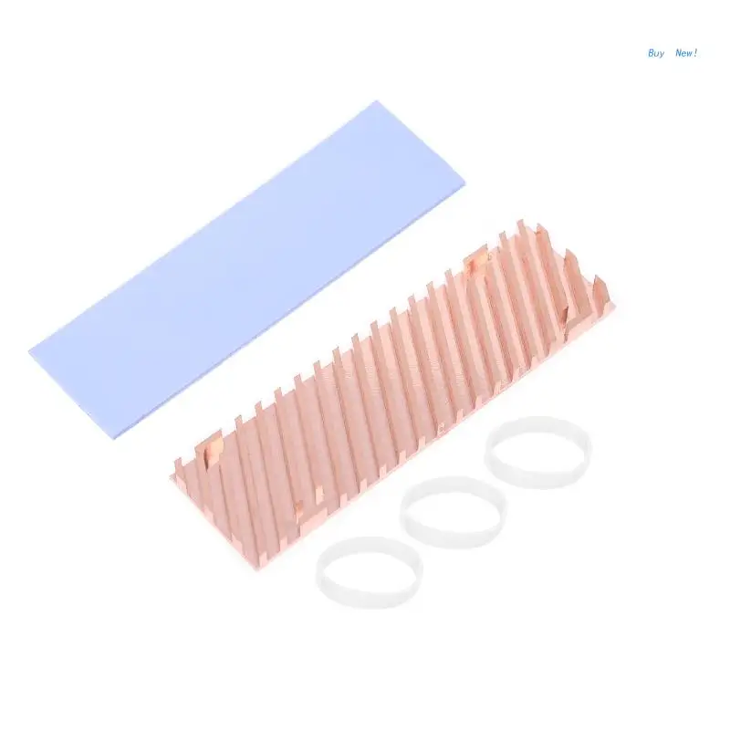 

Ultra Thin Pure Copper Heatsink Cooler Heat Sink SSD Thermal Pad for .2 220