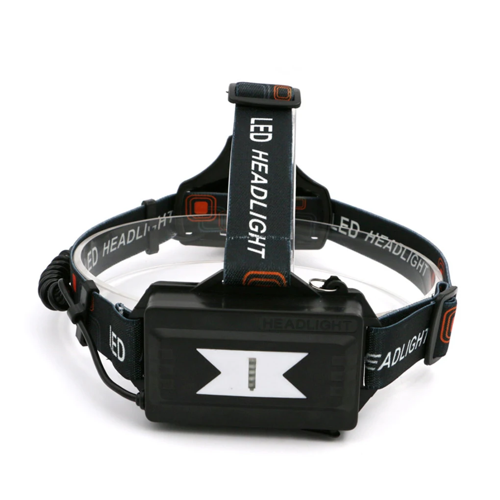 

Headlamp USB Rechargeable Adjustable Headlight Long Shot Head Flashlight
