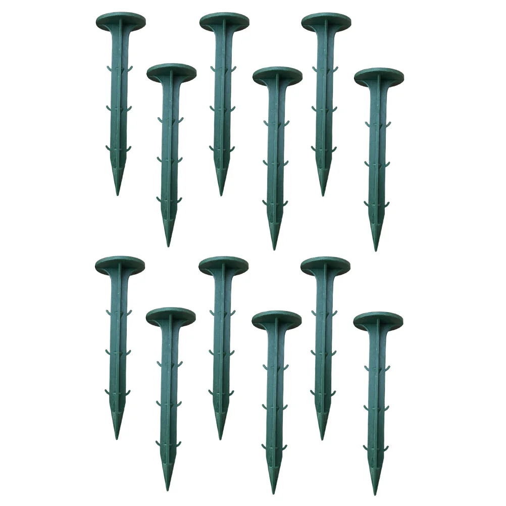 

100Pcs Gardening Tools Plastic Nails Sturdy Plant Fixed Stakes Planting Tools