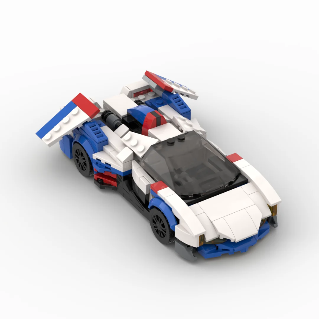 MOC Asra GSX гоночный спортивный автомобиль Quick Champion водитель строительные блоки