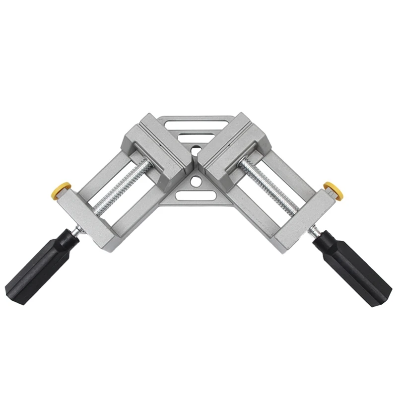 

1 Piece Double Handle Corner Pliers Metal Wood-Plastic Workpiece Corner Pliers Silver