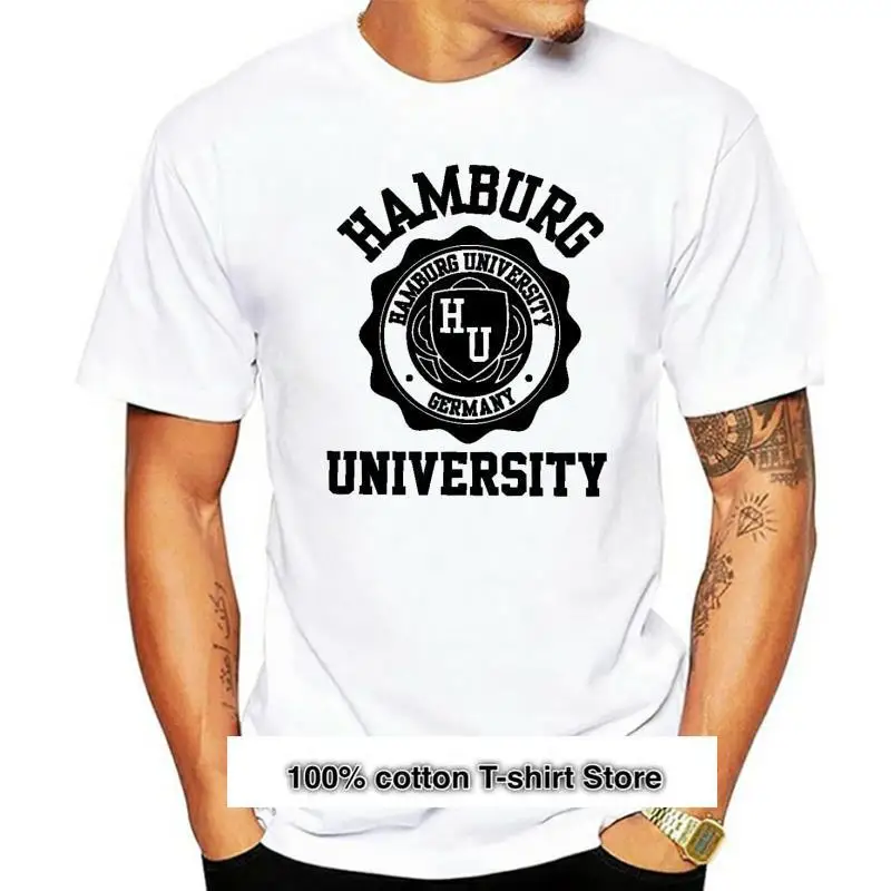 

Camiseta con logotipo de la Universidad de Hamburgo para hombre, (todos los colores y tamaños disponibles)