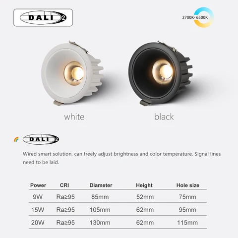 LINGYU Встраиваемый светодиодный потолочный светильник 5 CCT
