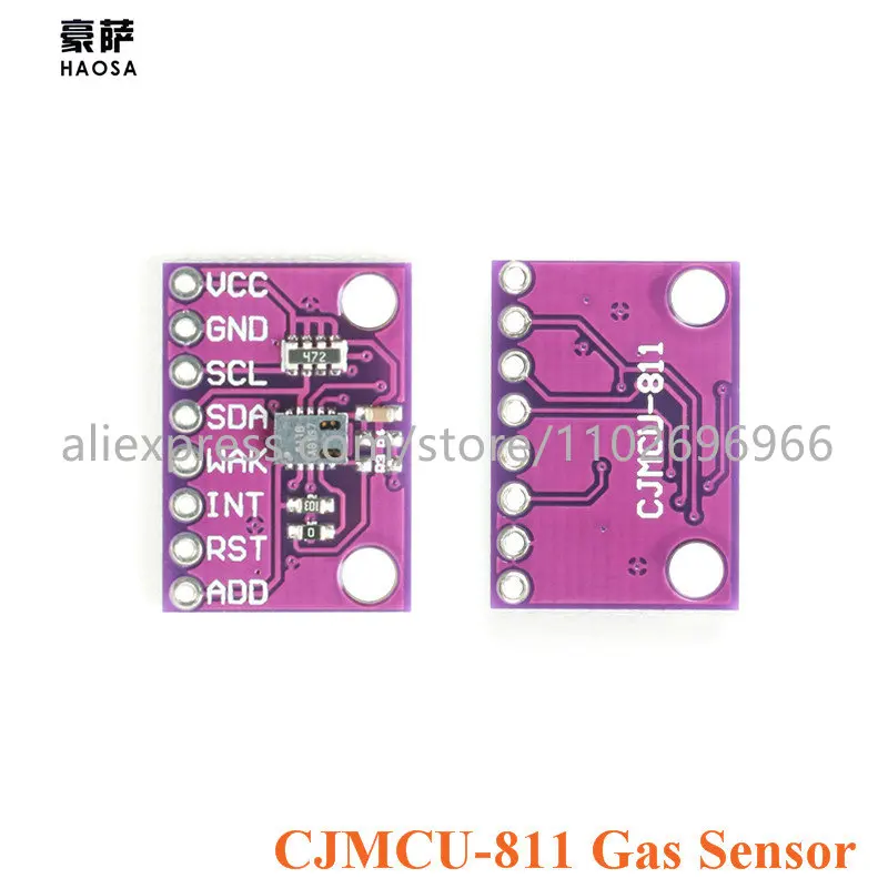 

5Pcs CCS811 CO2 eCO2 TVOC Air Quality Detecting Gas Carbon Dioxide Detection Sensor Module Output Electronic