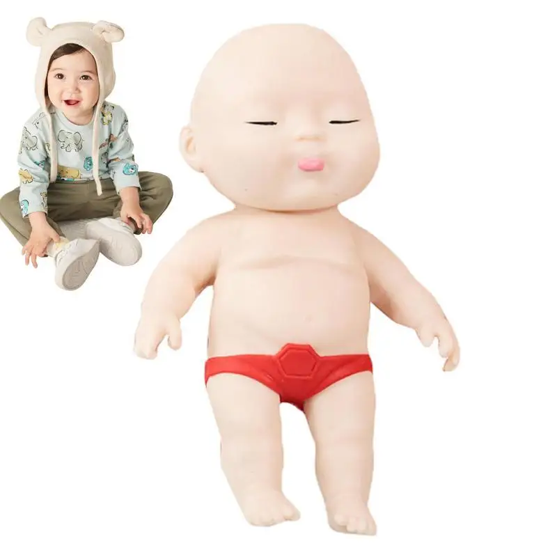 

Кукла-антистресс, Мягкая Реалистичная кукла-младенец, забавные подарки для друзей, медленно восстанавливающая форму игрушка, имитация сжатия, игрушки